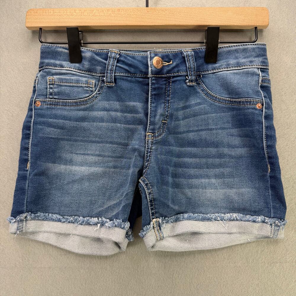 Hippie Girl Regular Rise Midi Denim Shorts Size 10